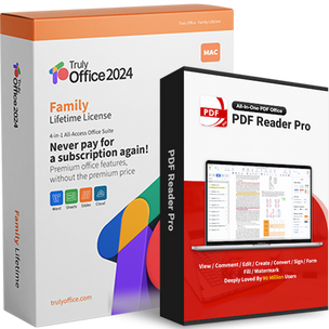 Truly Office Family for Mac Lifetime License + PDF Reader Pro