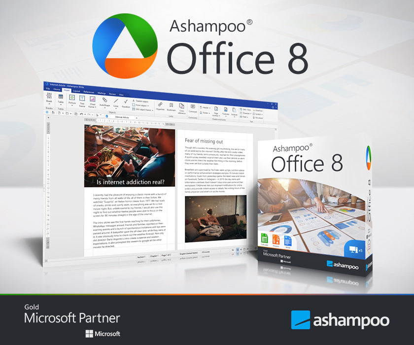 Ashampoo Office Application Software Ashampoo Office 8	 - Best Ms Office Alternative