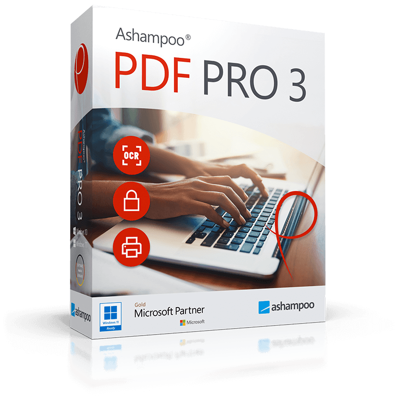 Ashampoo Office Application Software Ashampoo PDF Pro 3 for Windows 11, 10, 8, 7