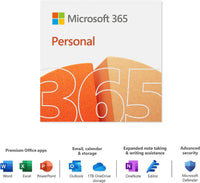 Thumbnail for Microsoft Office Application Software Microsoft 365 Personal - 1 Year, 1 User Europe