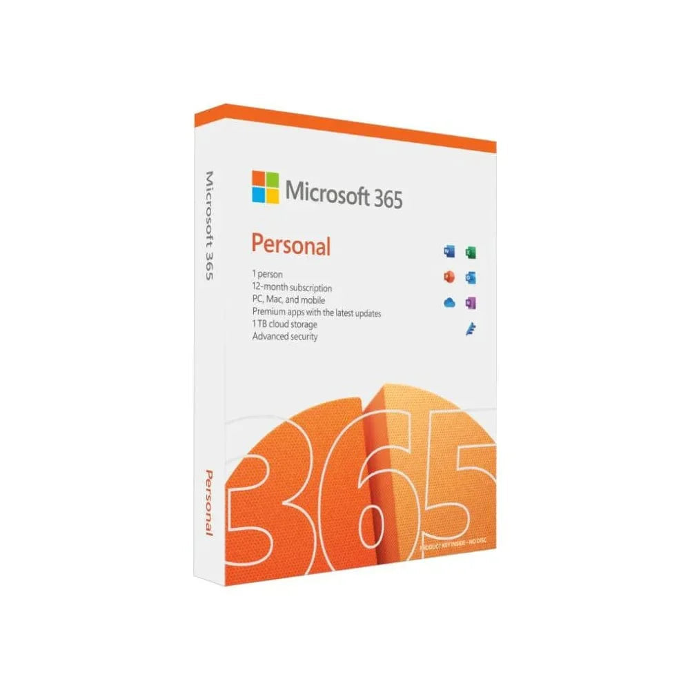 Microsoft Office Application Software Microsoft 365 Personal - 1 Year, 1 User Europe