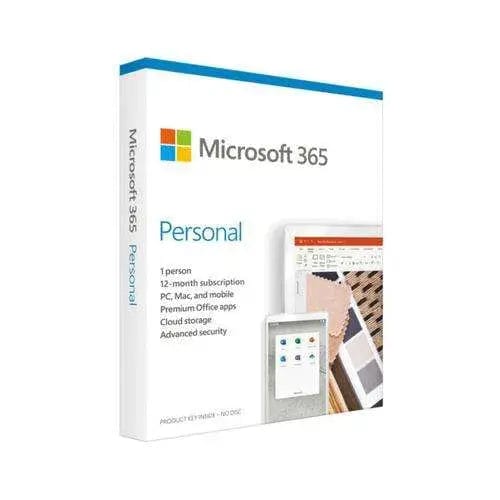 Microsoft Office Application Software Microsoft 365 Personal - 1 Year, 1 User Europe