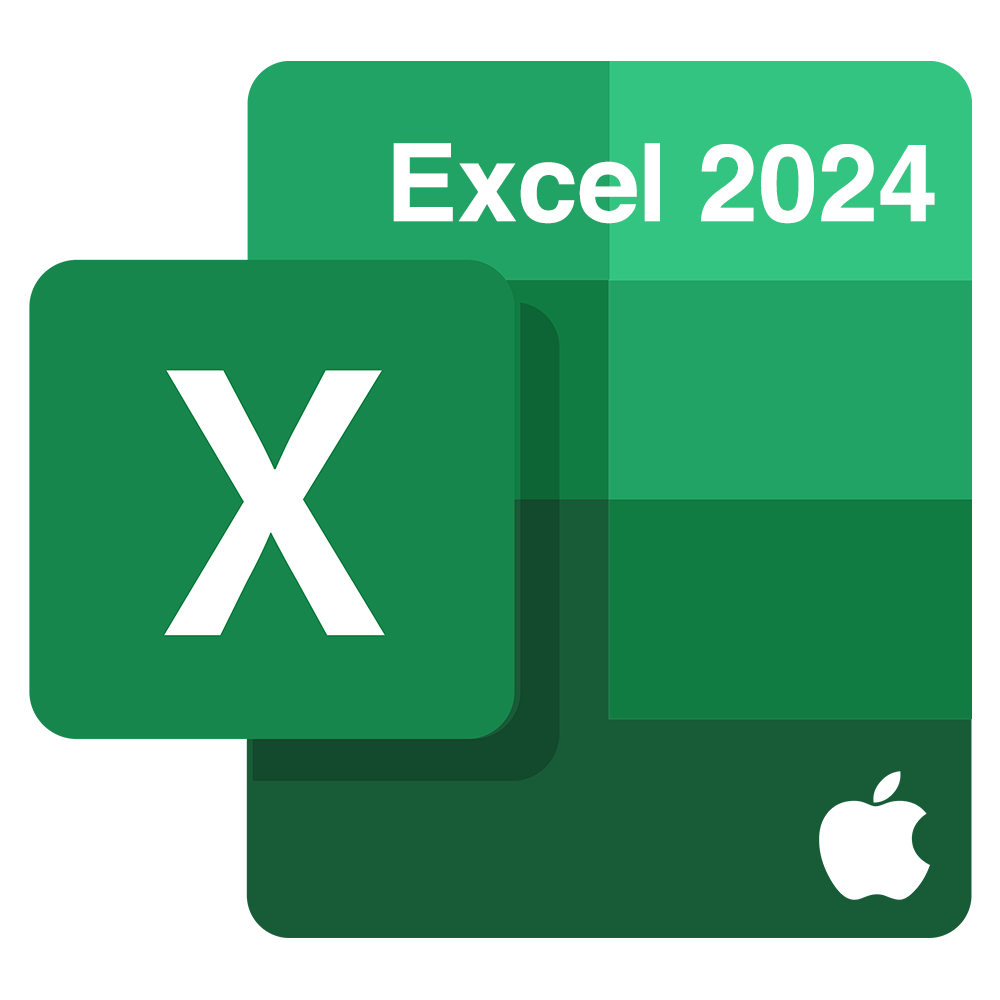 Microsoft Office Application Software Microsoft Excel 2024 for Mac