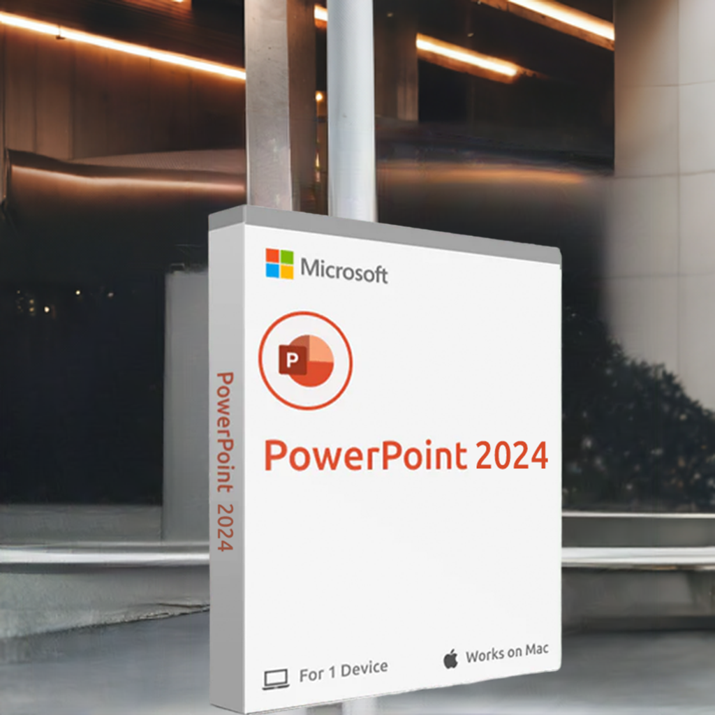 Microsoft Office Application Software Microsoft PowerPoint 2024 for Mac