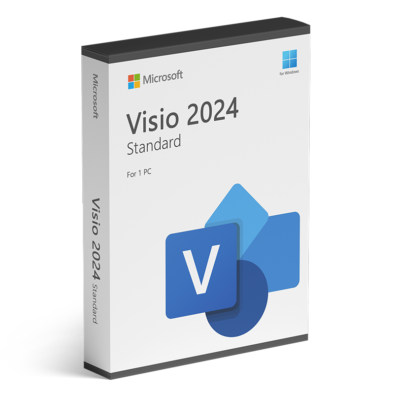 Microsoft Office Application Software Microsoft Visio 2024 Standard