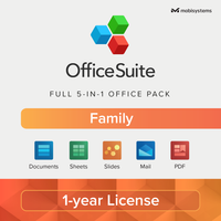 Thumbnail for SoftwareDepot OfficeSuite Family (Yearly subscription)