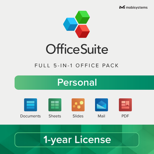 OfficeSuite Personal (Yearly subscription)