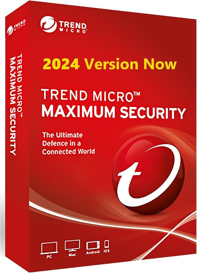 Trend Micro Trend micro maximum security 1year 3PC 2024