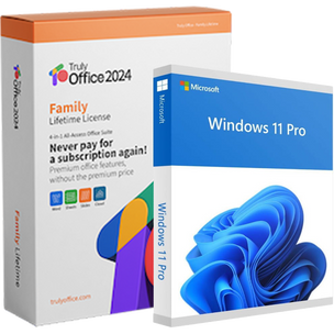 Truly Office Family Lifetime License + Windows 11 Pro