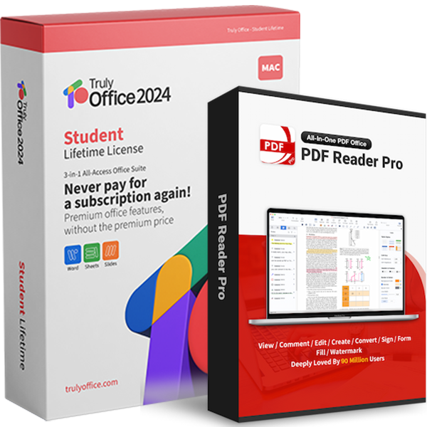 Truly Office Truly Office Student for Mac Lifetime License + PDF Reader Pro