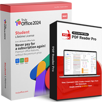 Thumbnail for Truly Office Truly Office Student for Mac Lifetime License + PDF Reader Pro