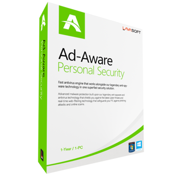 Adaware AdAware Personal Security - 1-Year / 1-PC