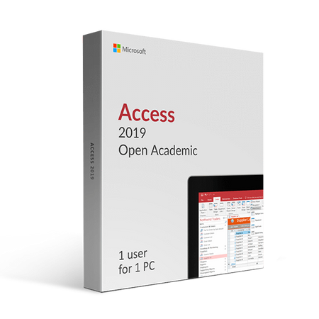 Microsoft Microsoft Access 2019 Open Academic