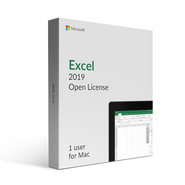 Microsoft Microsoft Excel 2019 For Mac Open License