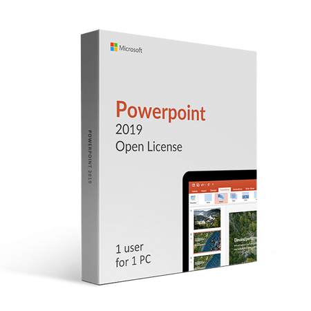 Microsoft Microsoft Powerpoint 2019 Open License