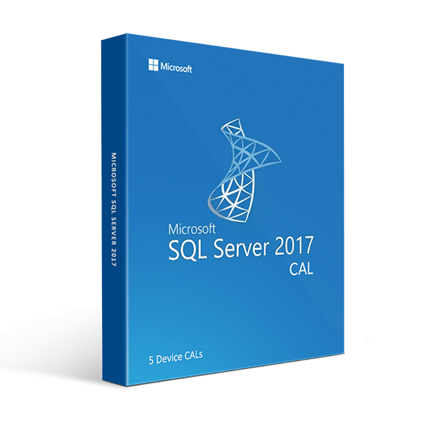 Microsoft Office Application Software SQL Server 2017 5 Device CALs